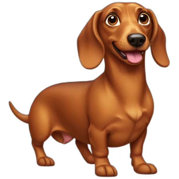 Wiener dog emoji
