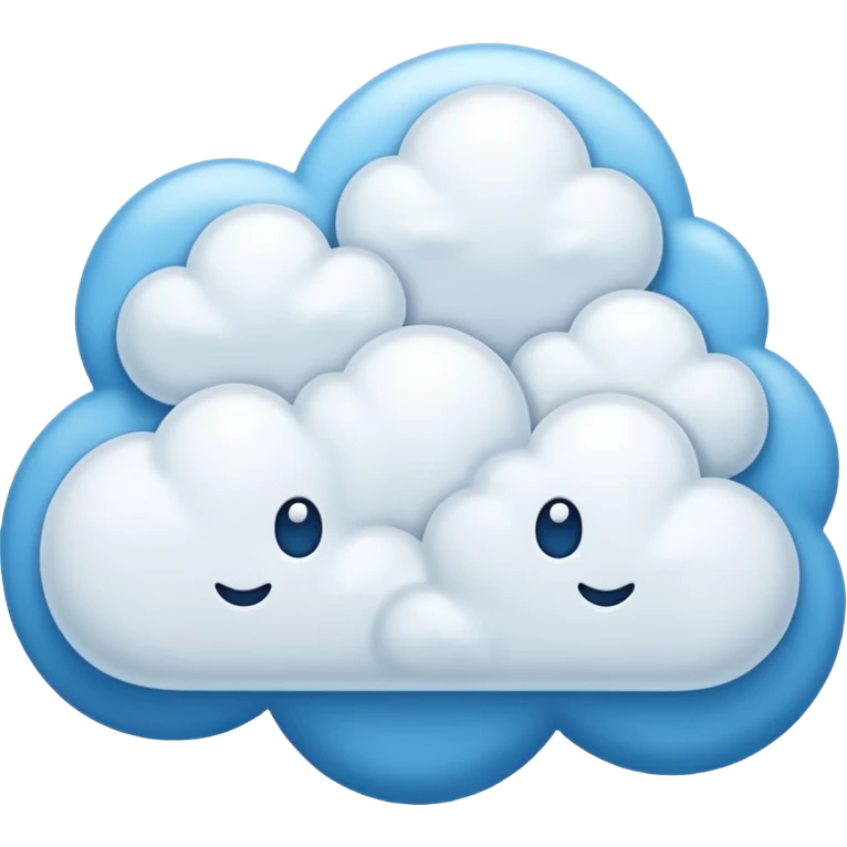 beautiful sky with clouds emoji