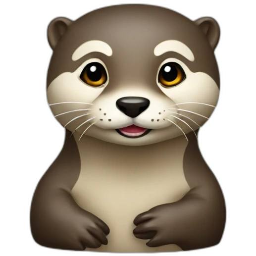 Une loutre emoji
