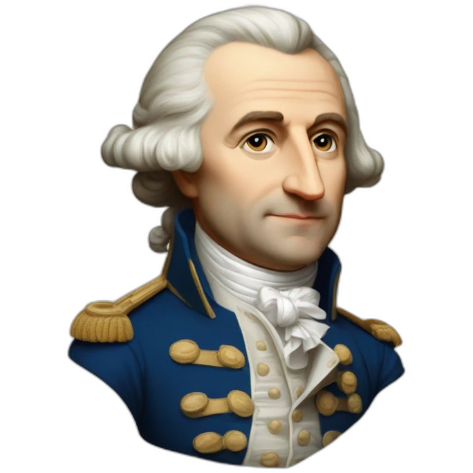 macron déguiser en louis XVI avec melanchon qui est déguiser  en napoléon emoji
