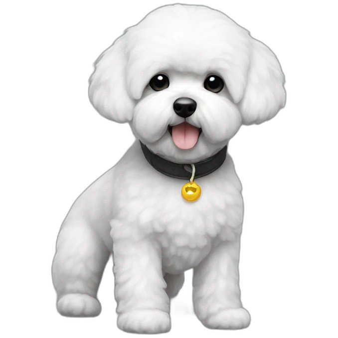 bichon maltés black emoji
