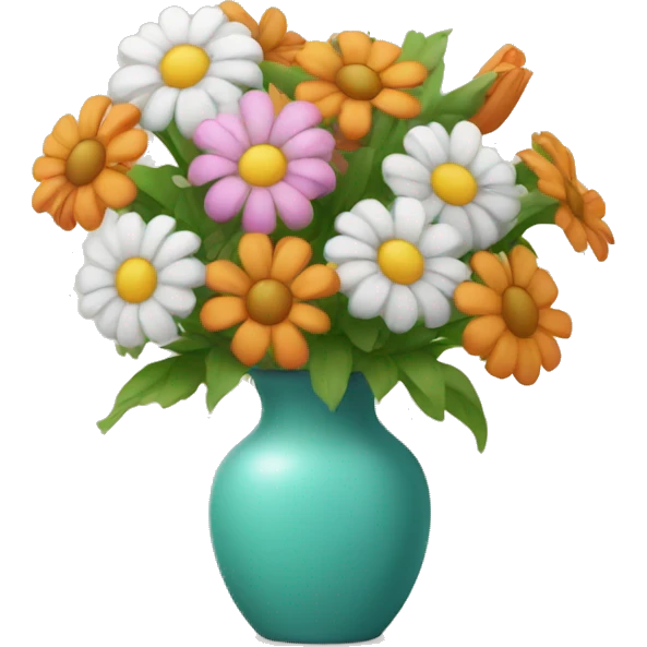 Flowers in vase emoji