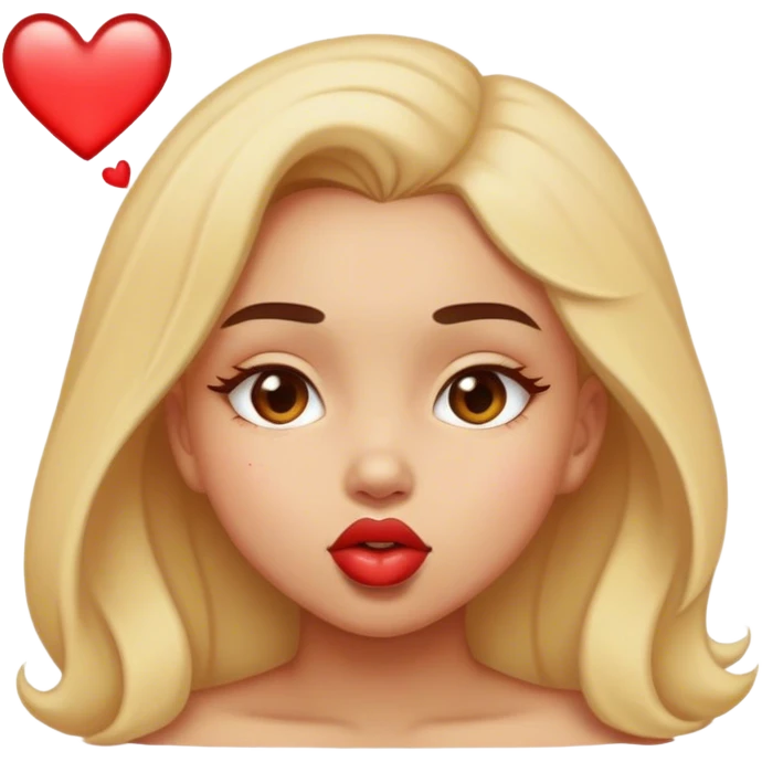 Girl kisser emoji