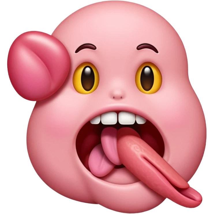  tongue sticking out, only tongue  emoji