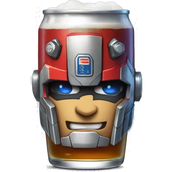 OPTIMUS TOMANDO CERVEZA emoji