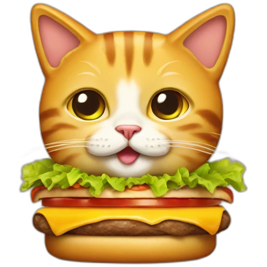 cat-with-cheeseburger emoji