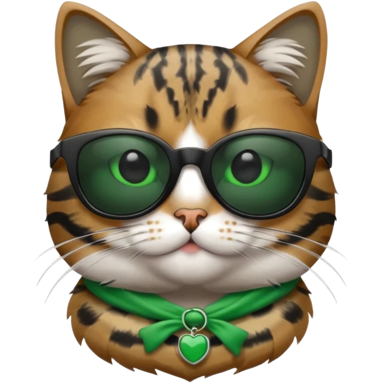 Cat wearing sunglasses emoji