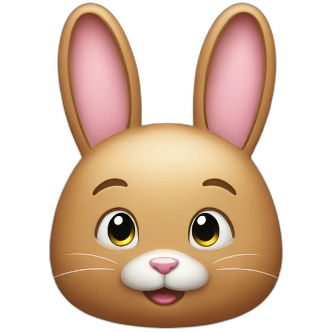cute-bunny-head emoji