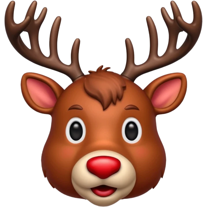 Rudolph The Red Nosed Reindeer emoji