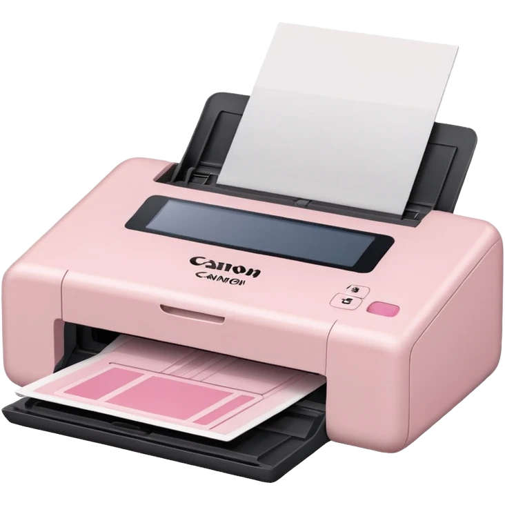 Pale Pink Scanners Canon emoji