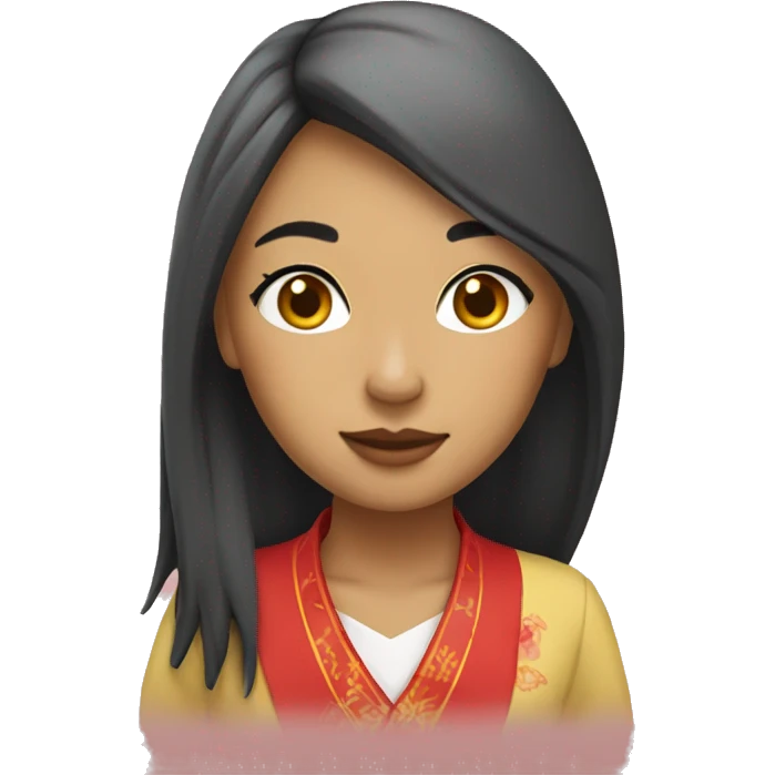 Chica china oufits otoñal emoji