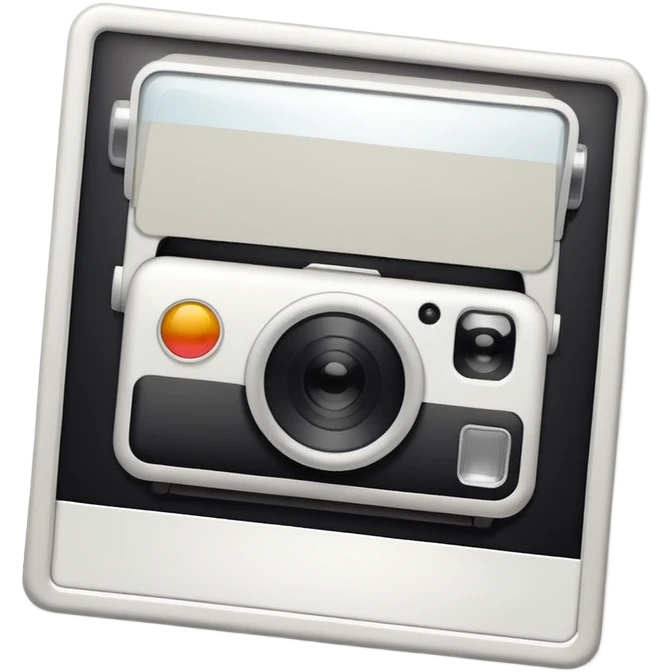 polaroid frame neutre emoji