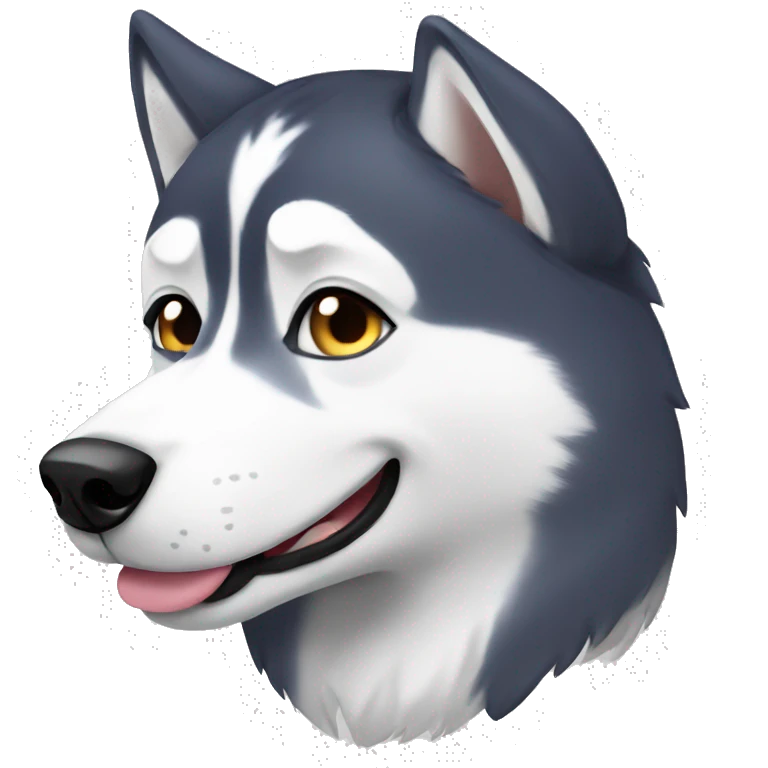 Husky cute  emoji