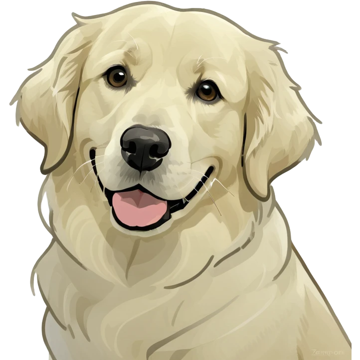 English cream golden retriever  emoji
