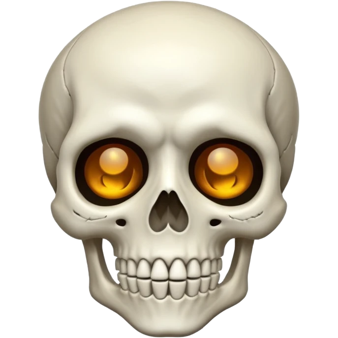 horror skeleton emoji