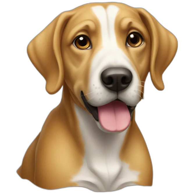 Chien sur tortue emoji