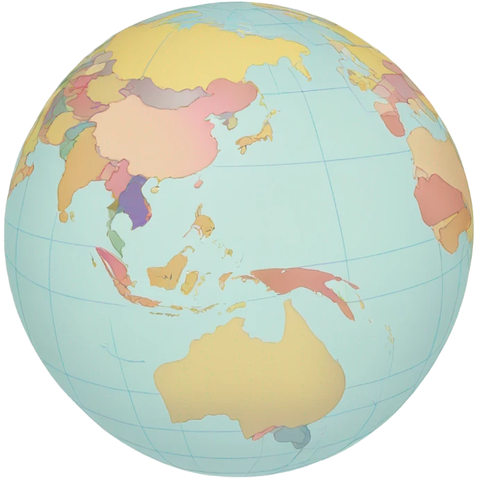 globe east asia emoji