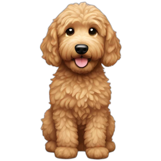 mini golden doodle emoji