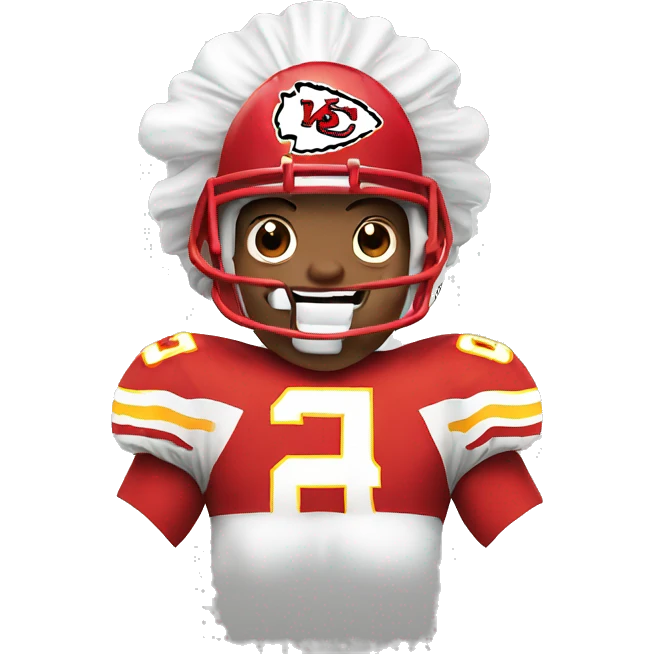 Chiefs fan cheering emoji