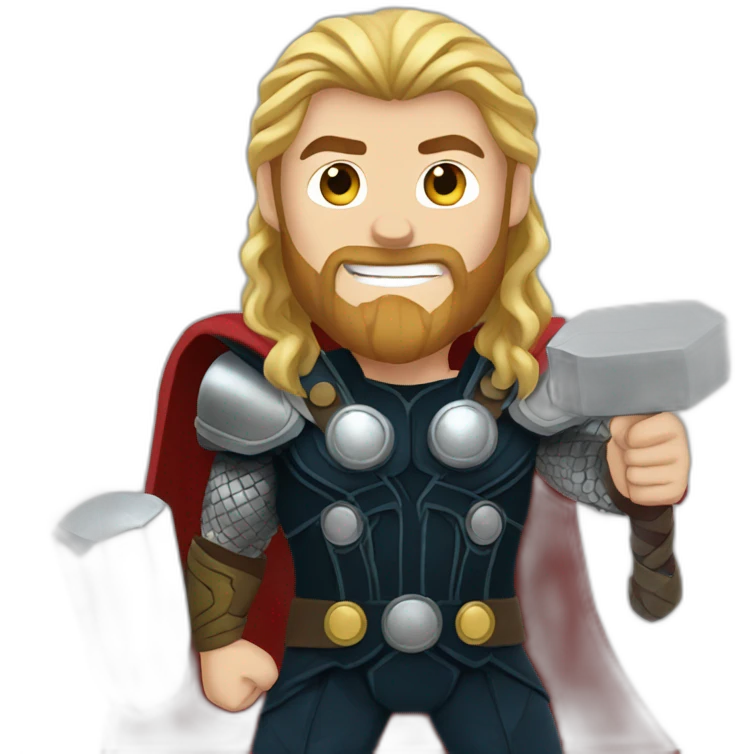 fullbody thor emoji