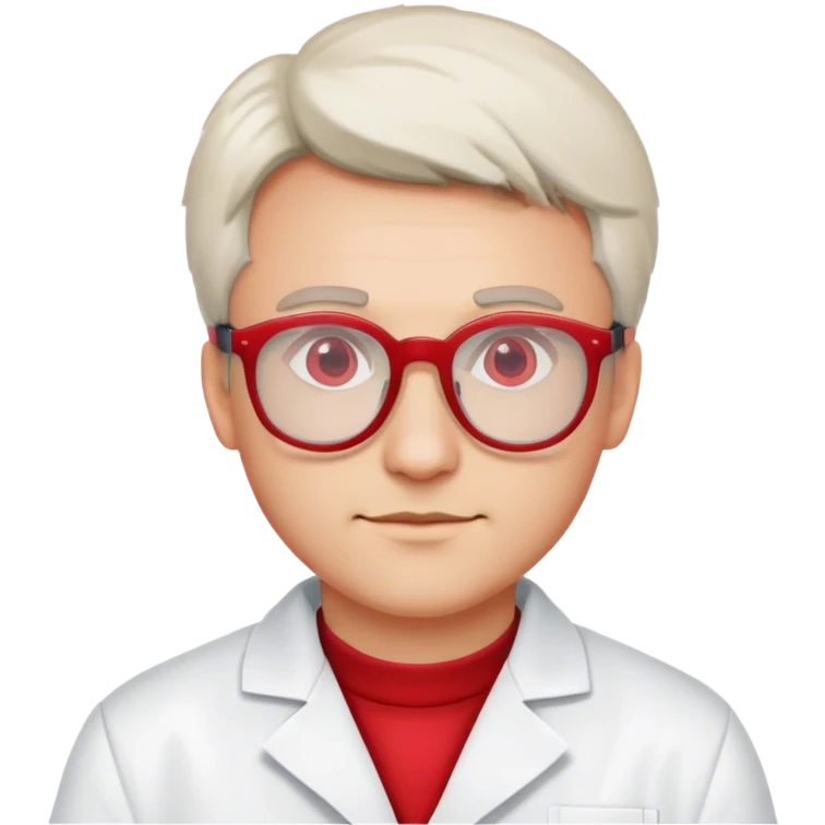 red tinted glasses man engineer emoji