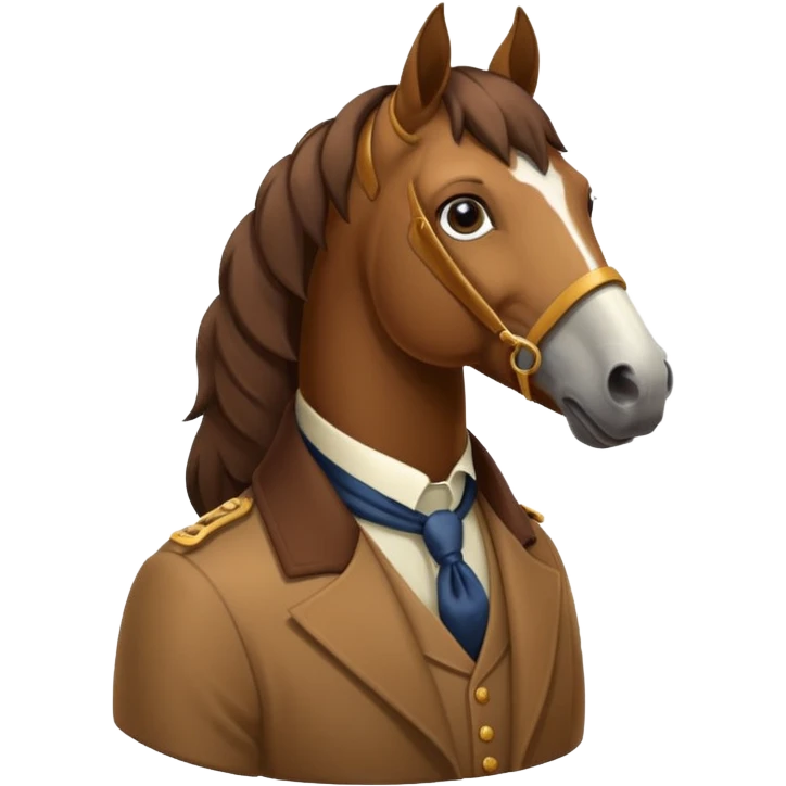 Gentleman Horse  emoji