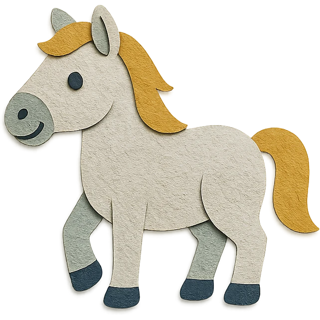 white horse emoji