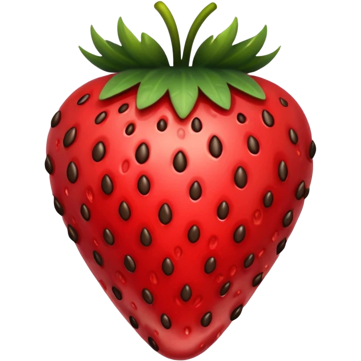 Chocolate dipped strawberry  emoji