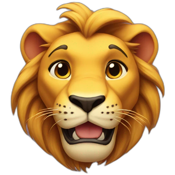 Simba pog emoji