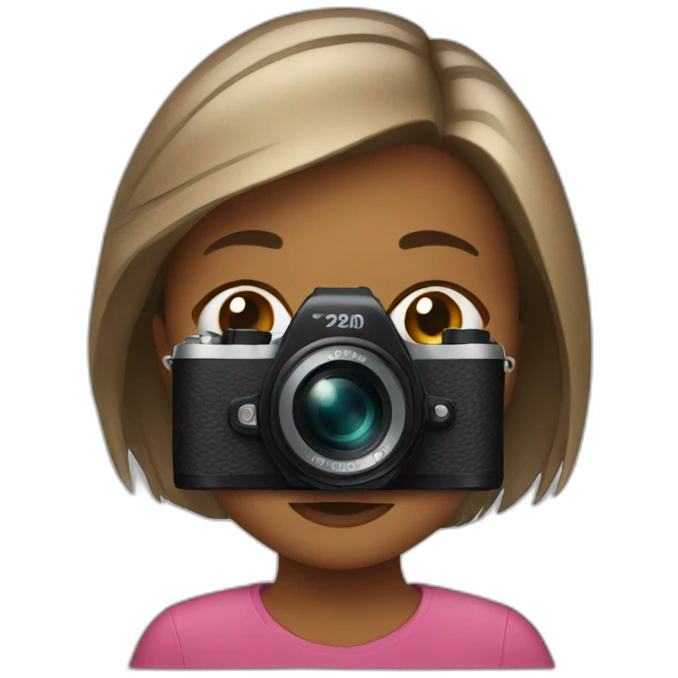 Girl camera  emoji