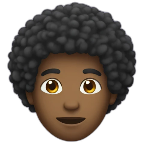 Afro emoji