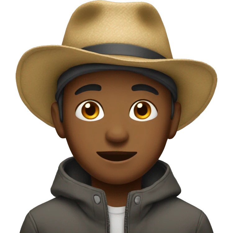 Boy wearing a hat emoji