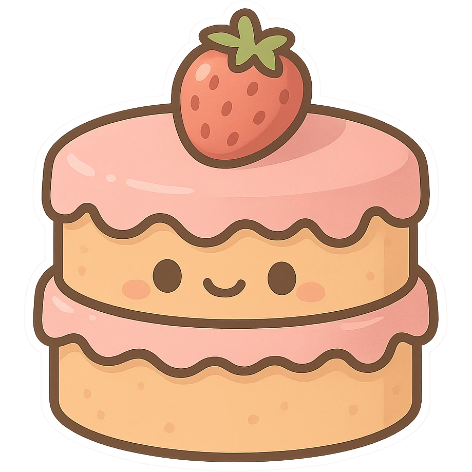 一个双层蛋糕 emoji