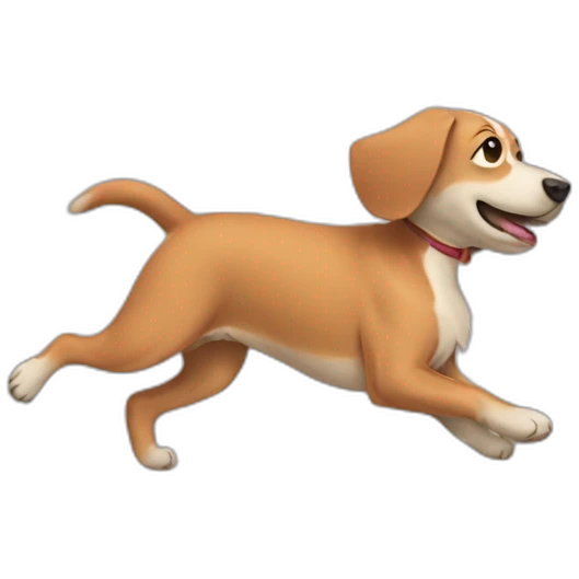 dog legs rolling emoji