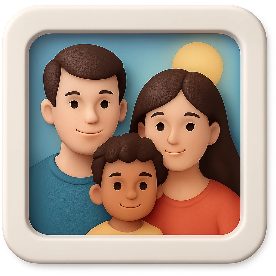 recreate this photo frame but add bit more details emoji