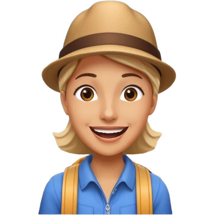 person-excitedly-going-to-an-amusement-park,-with-a-roller-coaster-or-ferris-wheel-in-the-background emoji