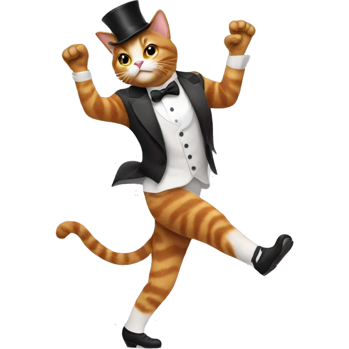 cat tap dancing emoji