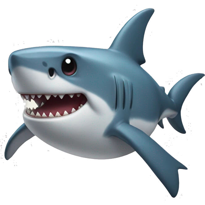 shark with paws emoji