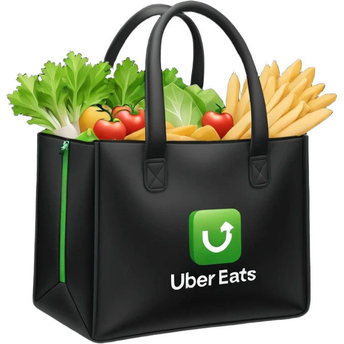 Uber eats bag emoji