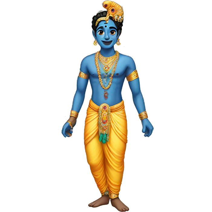 Krishna full body emoji