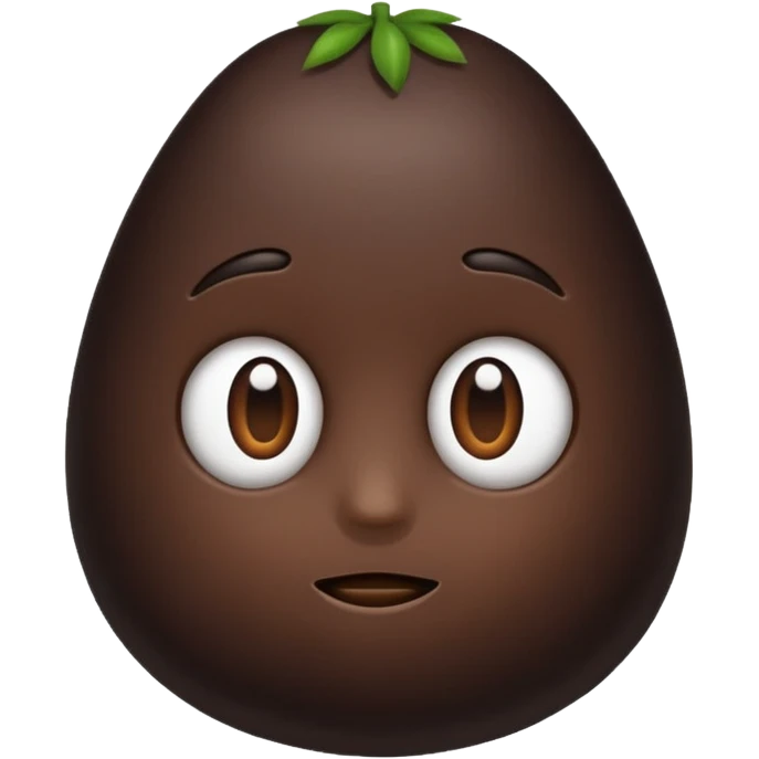 grano de frejol emoji