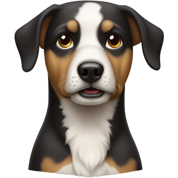 Schwitzender hund der nervös ist  emoji