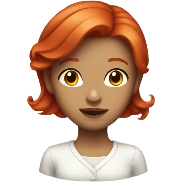 cleangirl redhead emoji