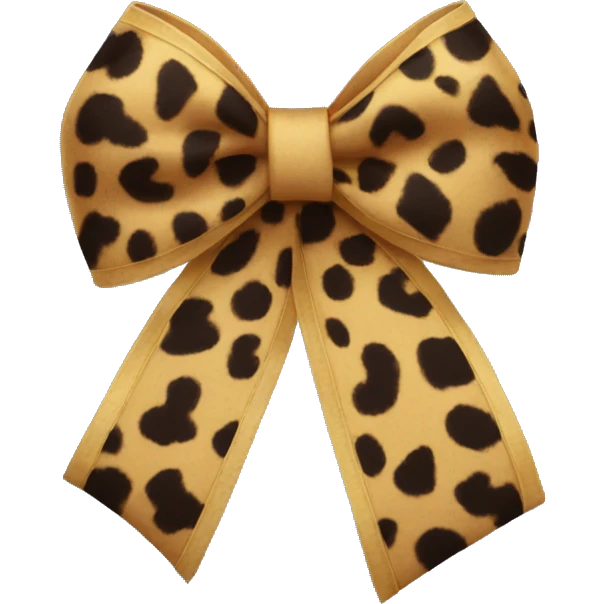 panter bow emoji