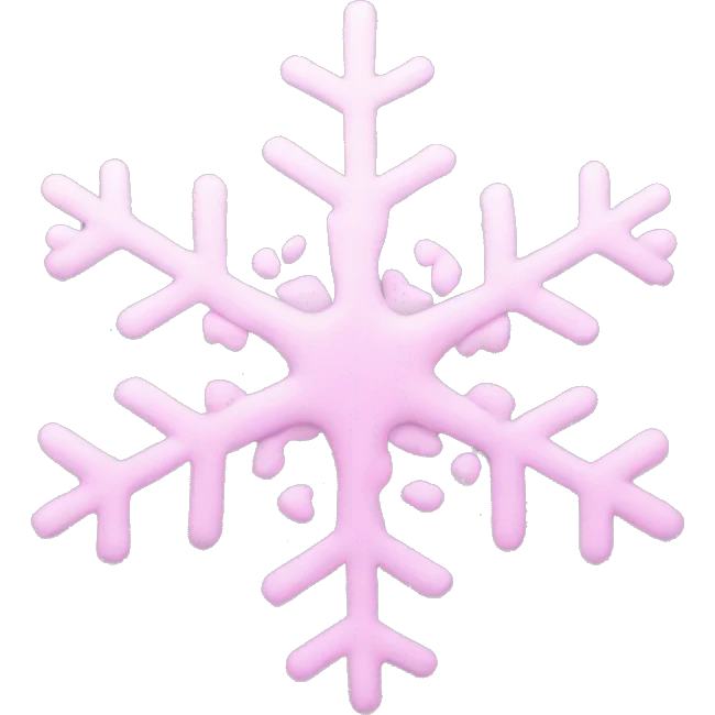 pastel pink galaxy snowflake  emoji