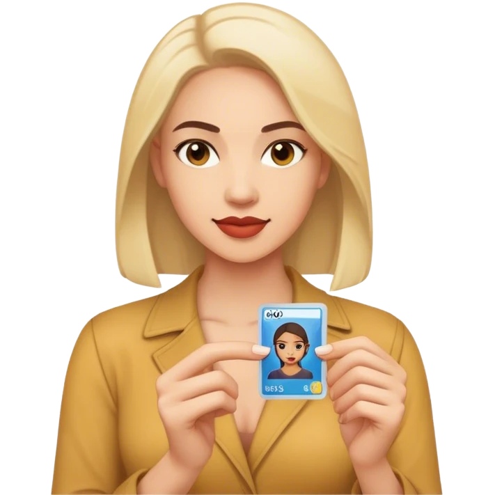 30歲還在追星買小卡的女子 emoji