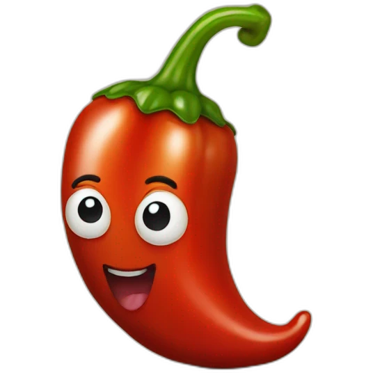 Hot pepper emoji