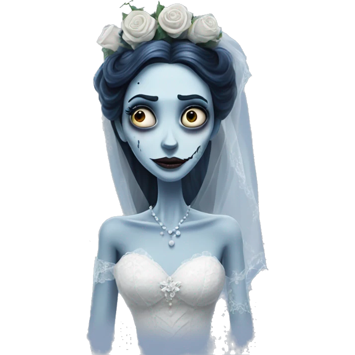 corpse bride from nightmare from chrismas  emoji