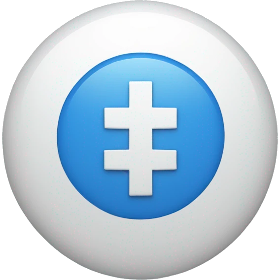 white circle blue checkmark emoji