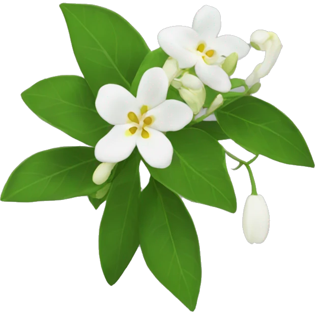 Night Jasmine flower emoji